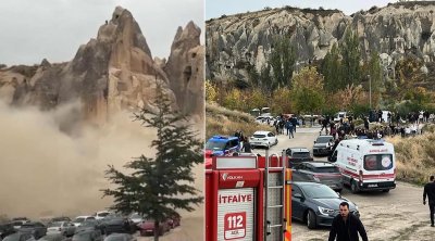 Türkiyədə qaya uçqunu: 2 ölü, 1 yaralı var &ndash; FOTO-VİDEO