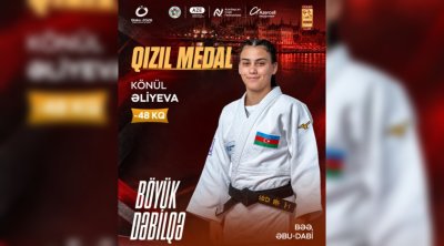 Qadın cüdoçumuzdan “Böyük Dəbilqə” turnirində TARİXİ NƏTİCƏ