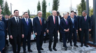 Ceyhun Bayramov Türk Dövlətləri Sivilizasiya Parkının açılışında iştirak etdi - FOTO