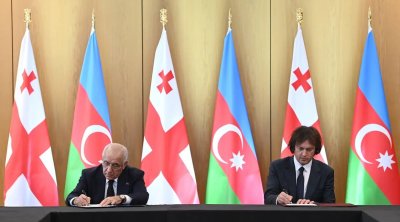 Azərbaycan-Gürcüstan sənədləri imzalandı - Foto