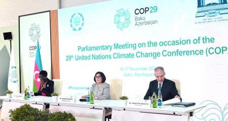 COP29 çərçivəsində keçirilən Parlament Görüşünün ilk günü başa çatdı - FOTO/VİDEO