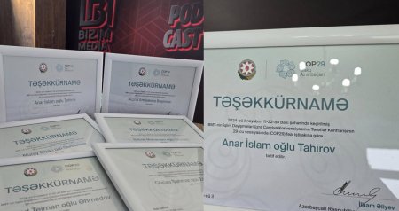 Prezident İlham Əliyevdən Bizim.Media-nın əməkdaşlarına TƏŞƏKKÜRNAMƏ – FOTO