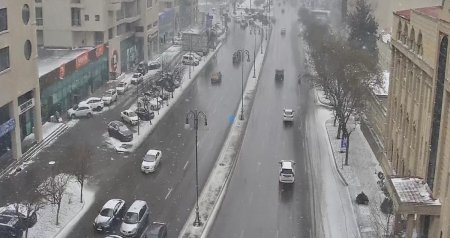 Hazırda Bakı yollarında vəziyyət necədir? - FOTO