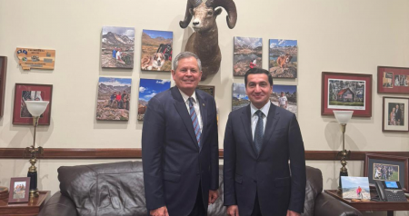 Hikmət Hacıyev ABŞ-da senator və konqresmenlə görüşdü - FOTO