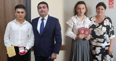 “Yorulduq, amma yolumuza davam etdik” – Qubadlıdan olan əkiz bacı-qardaşın UĞUR HEKAYƏSİ – FOTO