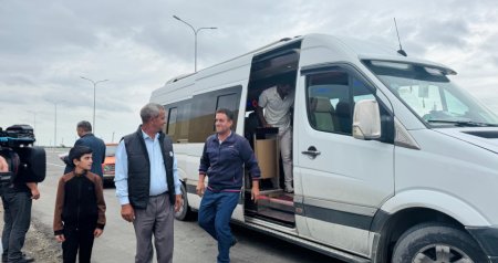 Xocalının Seyidbəyli kəndinə ilk köç karvanı yola salınıb - FOTO
