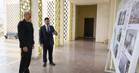 İlham Əliyev Hadrut qəsəbəsində məscidin açılışında - FOTO