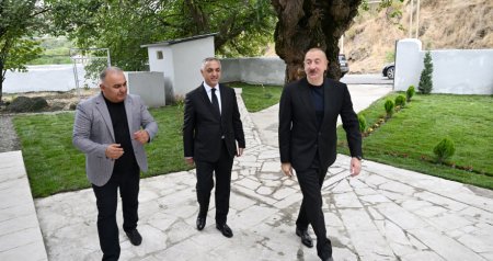 Prezident Xocalı rayonunun Şuşakənd kəndində - FOTO