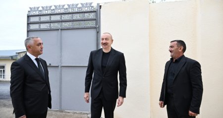 İlham Əliyev Xocalı rayonunun Seyidbəyli kəndində - FOTO