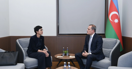 Ceyhun Bayramov AK komissarı ilə bölgədəki vəziyyəti müzakirə etdi - FOTO