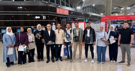 Azərbaycan 14 fələstinli tələbəni Qəzzadan təxliyə etdi – FOTO