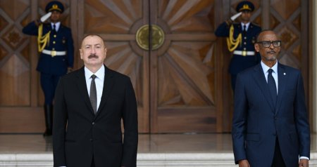 İlham Əliyev Ruanda Prezidentini belə qarşıladı – FOTO