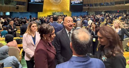 Prezident və birinci xanım BMT sessiyası çərçivəsində yüksəksəviyyəli müzakirələrdə iştirak etdilər - VİDEO