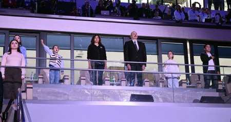 İlham Əliyev və Mehriban Əliyeva Gəncədə III MDB Oyunlarının açılış mərasimində -FOTO/VİDEO