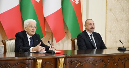 İtaliya Prezidenti: “Azərbaycanla dostluqdan çox fərəhlənirik”