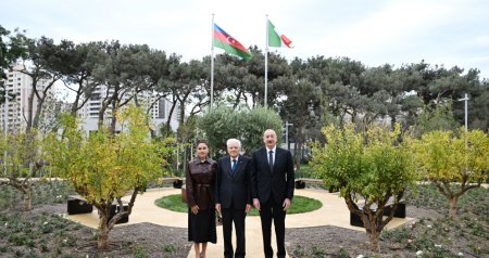 İlham Əliyev və Sercio Mattarella İtaliya-Azərbaycan Universitetinin AÇILIŞINDA - FOTO