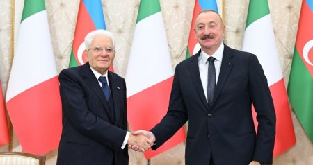 Prezidentin sosial şəbəkə hesablarında Mattarella ilə görüşünə dair PAYLAŞIM EDİLDİ - VİDEO