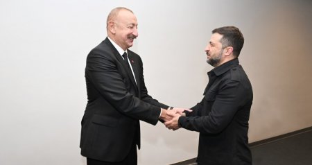 Zelenski humanitar yardıma görə İlham Əliyevə TƏŞƏKKÜR ETDİ