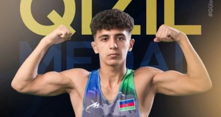 III MDB Oyunları: Güləşçimiz qızıl medal qazandı