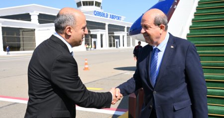 Ersin Tatar Azərbaycana gəldi - FOTO