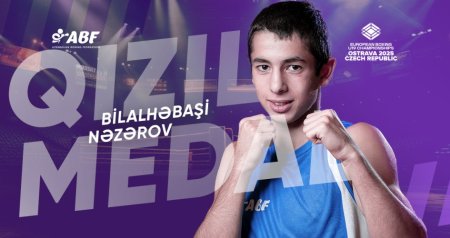 Boksçumuz ikiqat Avropa çempionu OLDU