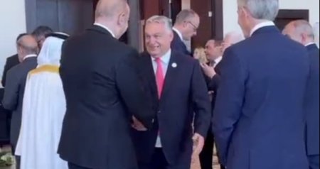 Orban İlham Əliyevi belə salamladı – VİDEO