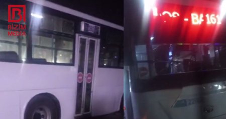Köhnə avtobus, köhnə PROBLEM - 161 nömrəli avtobus yenə yolda QALDI – VİDEO