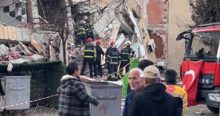 Türkiyədə altımərtəbəli bina uçdu - FOTO/VİDEO