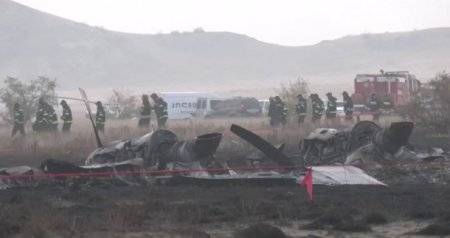 Təyyarənin qəzaya uğradığı ərazidə son vəziyyət – VİDEO