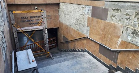 “Nərimanov” stansiyasının çıxışlarından biri bu tarixədək BAĞLI QALACAQ – FOTO