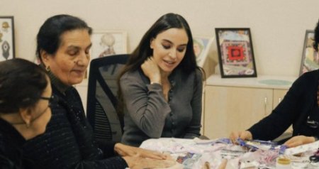 Leyla Əliyeva Mingəçevirdəki "Yaşa" mərkəzindən paylaşım etdi - FOTO