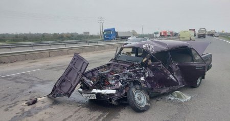 Ələt–Astara magistralında ağır qəza: Xəsarət alanlar var - FOTO