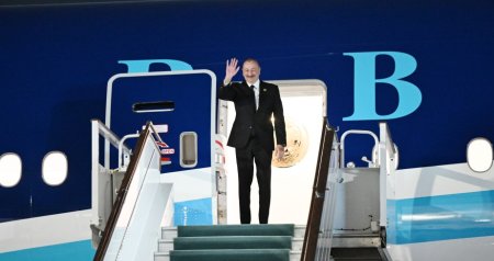 İlham Əliyevin Özbəkistana səfəri başa çatdı - FOTO
