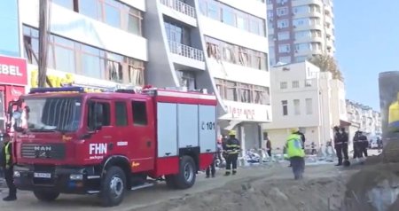 SON DƏQİQƏ! Bakıda ofis binasında partlayış: 7 nəfər xəsarət aldı - VİDEO