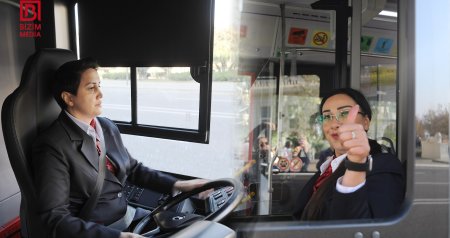 Xanım avtobus sürücüləri SÜKAN ARXASINDA – Bu marşrutlar üzrə çalışacaqlar – VİDEO