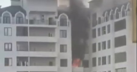 Bakıda çoxmərtəbəli binada YANĞIN – VİDEO/YENİLƏNİB