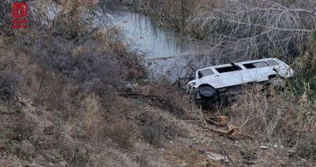 Mikroavtobusda qəzaya düşənlərin SON DURUMU - VİDEO