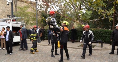 İçərişəhərdə təlim keçirildi - FOTO/VİDEO