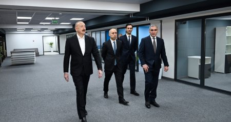 Prezident Qarabağ Universitetinin Biznes və iqtisadiyyat fakültəsinin binasının AÇILIŞINDA - FOTO