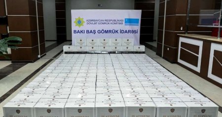 Gömrükçülər Xırdalanda əməliyyat keçirdi - 1 milyon 180 min ədəd siqaret... - FOTO