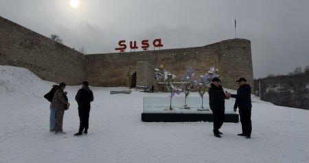 Şuşada mövsümün İLK QARI - FOTO