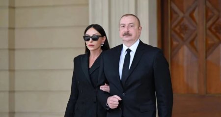 İlham Əliyev və Mehriban Əliyeva Nizami Gəncəvi Mərkəzinin həmsədrinə başsağlığı veriblər