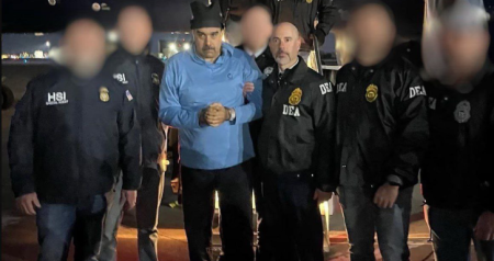 Maduro və həyat yoldaşı Nyu-York həbsxanasına aparıldı - FOTO-VİDEO