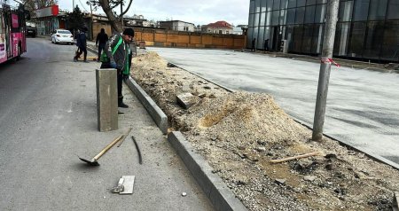 Bakıda piyada səkilərinin qanunsuz zəbtinin qarşısı alındı &ndash; FOTO