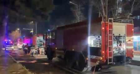 Yasamaldakı yanğın söndürüldü - YENİLƏNİB - FOTO/VİDEO