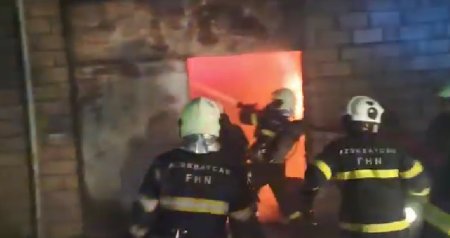 Xırdalanda güclü yanğın &ndash; VİDEO