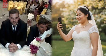 Yevlaxda qeyri-adi TOY &ndash; Gəlin məclisə niyə ONLAYN qoşuldu? &ndash; VİDEO