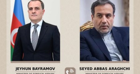 Ceyhun Bayramov və Abbas Əraqçi arasında telefon danışığı olub