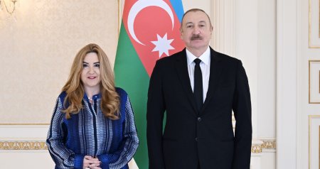 Yunanıstanın yeni səfiri İlham Əliyevin qəbulunda &ndash; FOTO