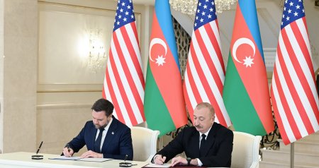 Azərbaycanla ABŞ arasında Strateji Tərəfdaşlıq Xartiyası İMZALANDI - FOTO/VİDEO
